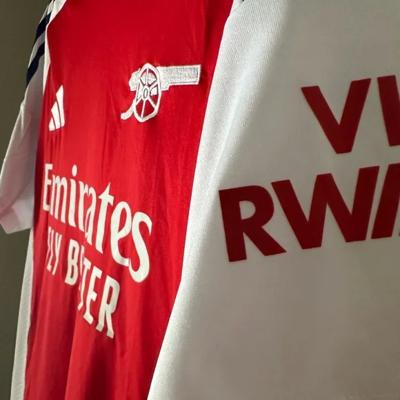 Arsenal Odegaard Soccer Jersey Red - Picture 6 of 6